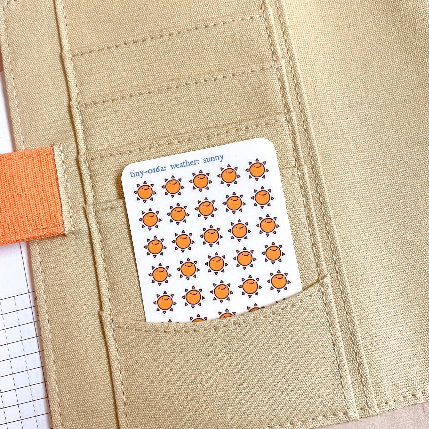 016a Sunny Day Weather Planner Stickers - Micro Schedule Summer Sticker sheet for diaries and notebooks! Great gifts for journal lovers!