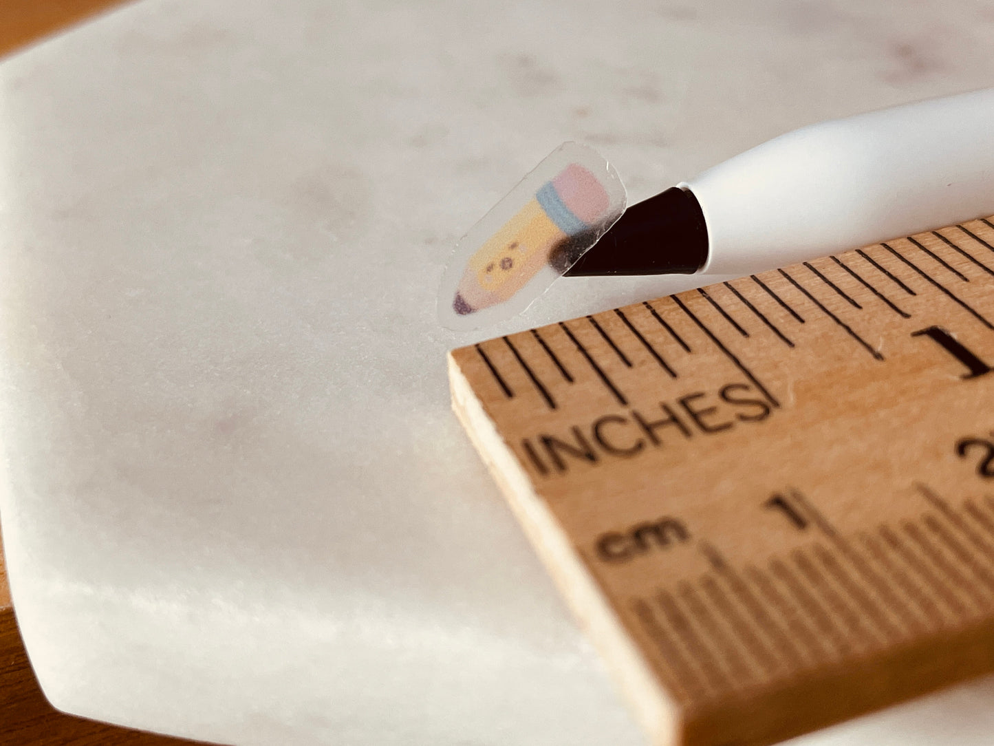 005 Pencils | Mini Planner Sticker Sheet | Tiny Coloured Pencil Icon Stickers Credit Card Sized BuJo Bullet Journal Tracker Miniature Seals