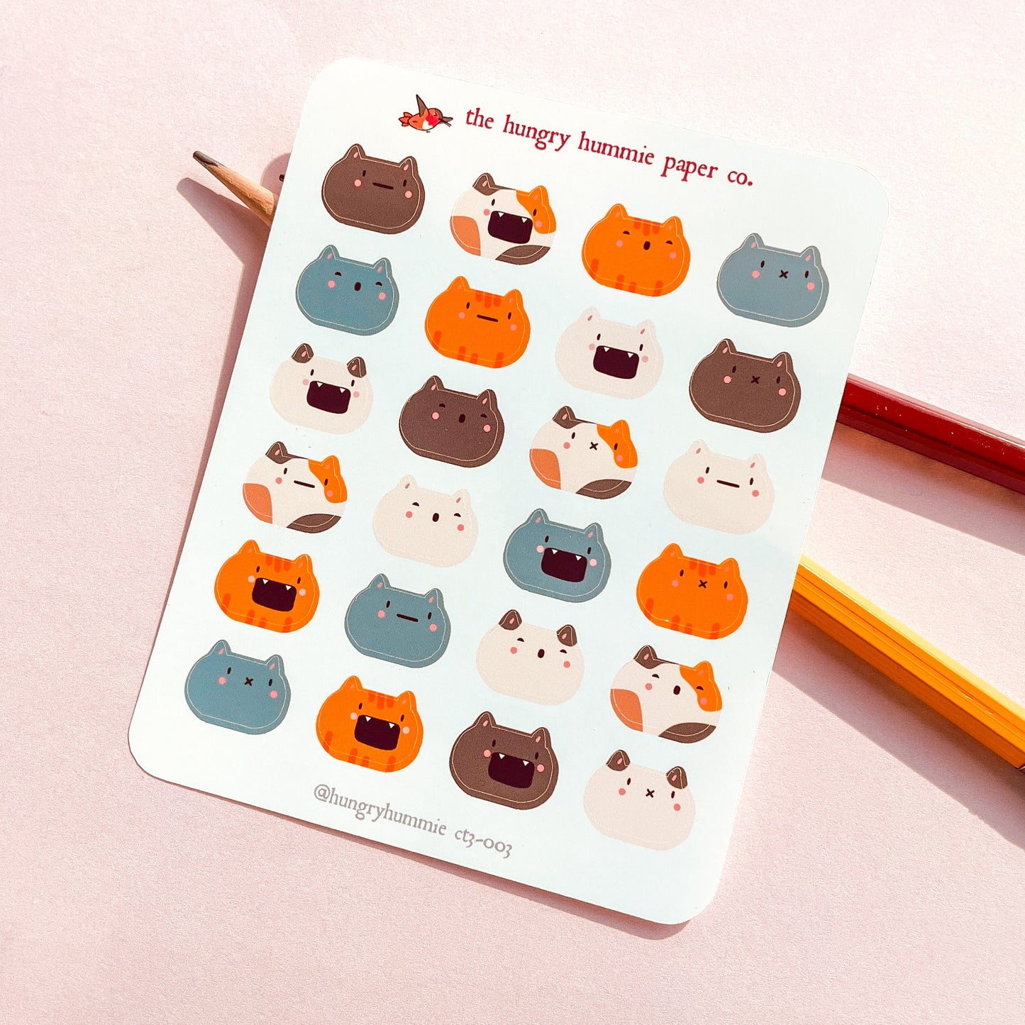 Sassy Cats Sticker Sheet | Funny cats | Spicy cat stickers | Great gifts for cat lovers! Feline friends notebook planner stickers