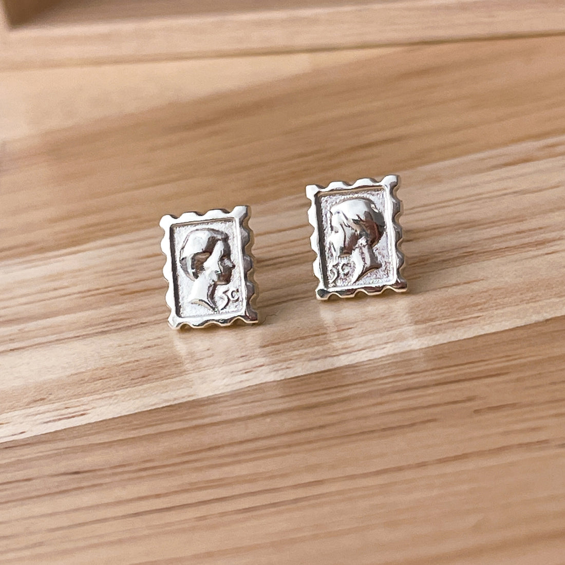 Making earrings from high quality silver sourced from reliable suppliers