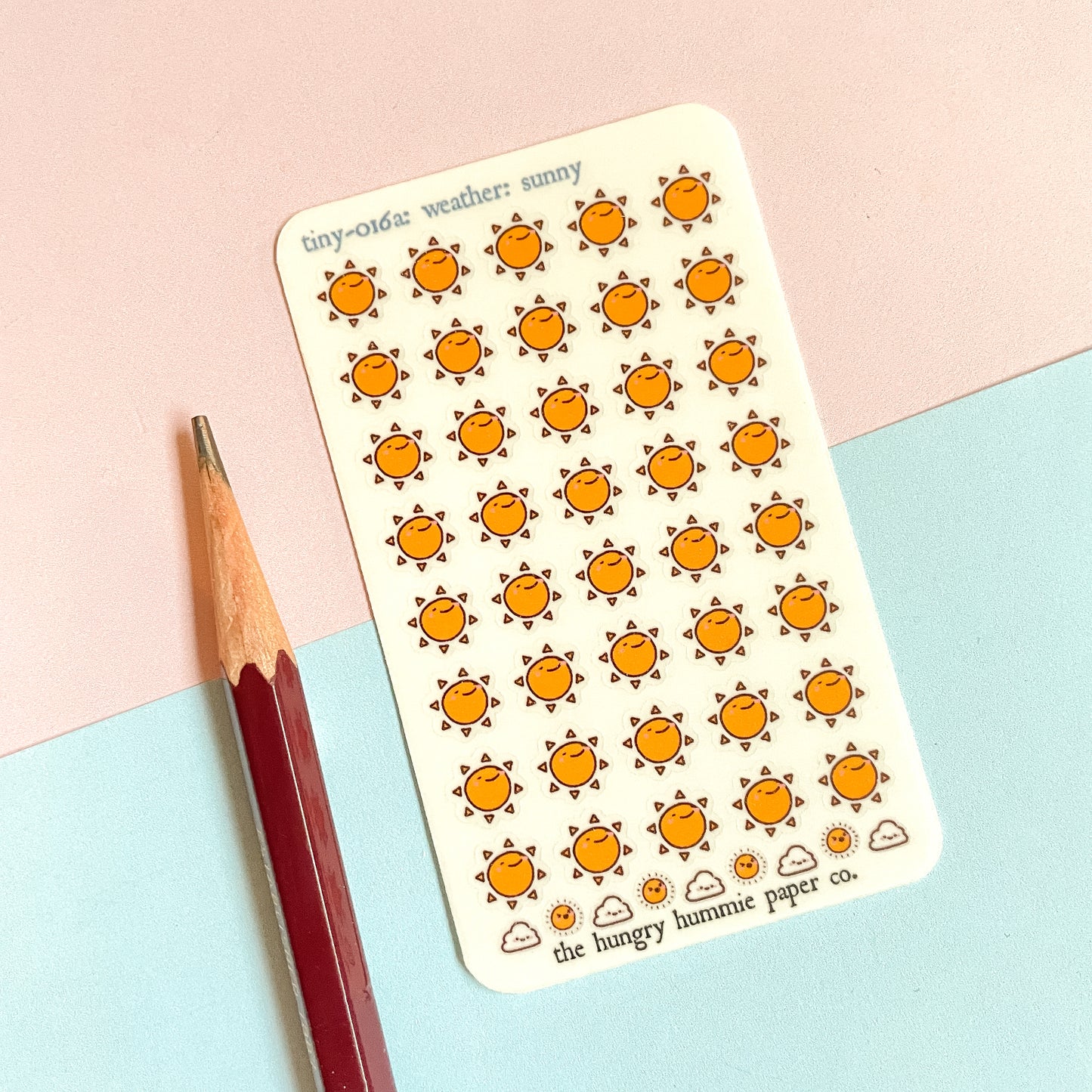 016a Sunny Day Weather Planner Stickers - Micro Schedule Summer Sticker sheet for diaries and notebooks! Great gifts for journal lovers!