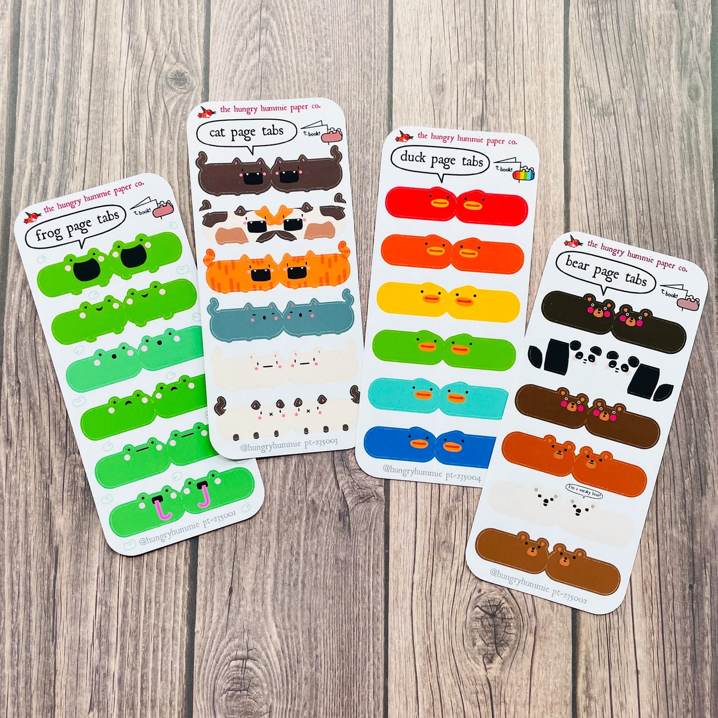 Cute Ducks Page Tab Sticker Sheet | Adorable Bird Planner Stickers | Rainbow coloured gifts for Teachers / Students | Planner Notebook Index